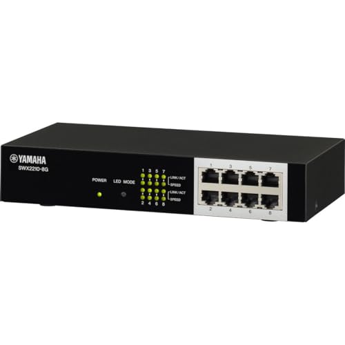 Nia ヤマハ YAMAHA 8ポート SWX2110-8G２台新品未使用 たのめーる】ヤマハ シンプルL2スイッチ 8ポート SWX2110-8G 1台